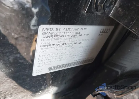 2020 Audi Q3 Premium Plus 45 Tfsi Quattro Tiptronic z USA, uszkodzony, nr VIN WA1BECF37L1040601